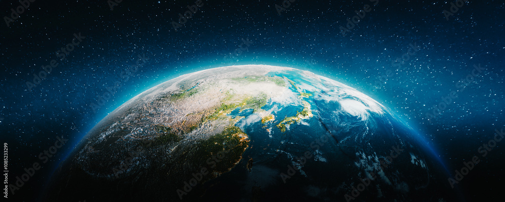 Obraz premium Planet Earth travel map