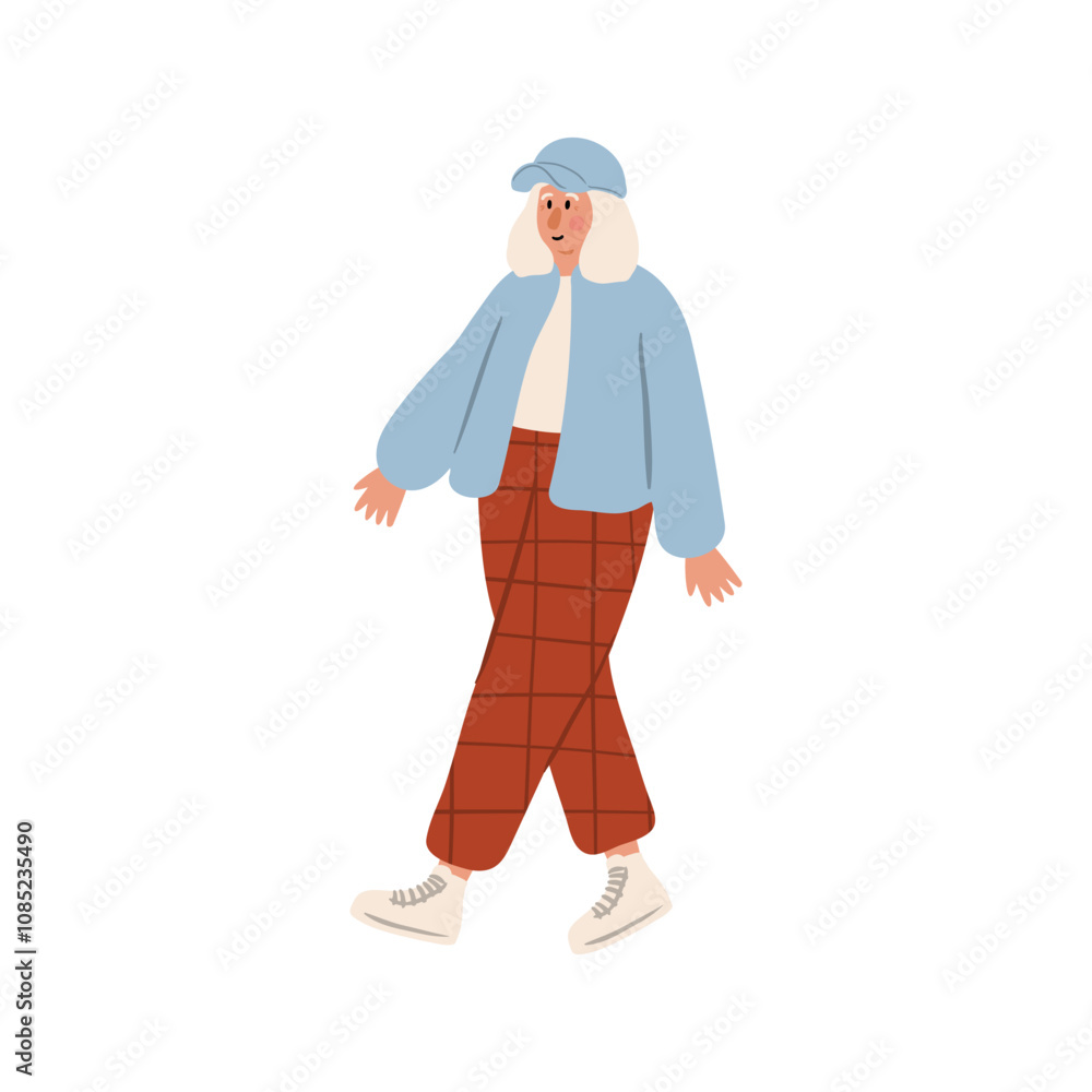 Cute vector illustration of woman, diverse character in everyday urban scenes. People walking dogs, using wheelchair, pushing stroller. Couples, families, individuals of various ages and ethnicities. Cute vector illustration of woman, diverse character in everyday urban scenes. People walking dogs, using wheelchair, pushing stroller. Couples, families, individuals of various ages and ethnicities.