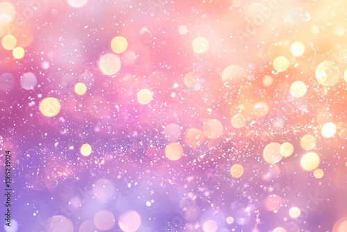 Dreamy Bokeh Background: Soft Pastels and Shimmering Lights