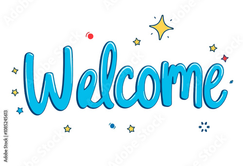 Colorful Welcome Sign