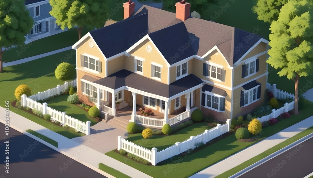 House 3d rendering design House 3d rendering design