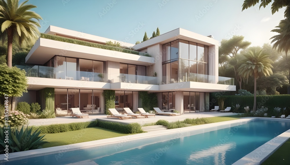 House 3d rendering design House 3d rendering design