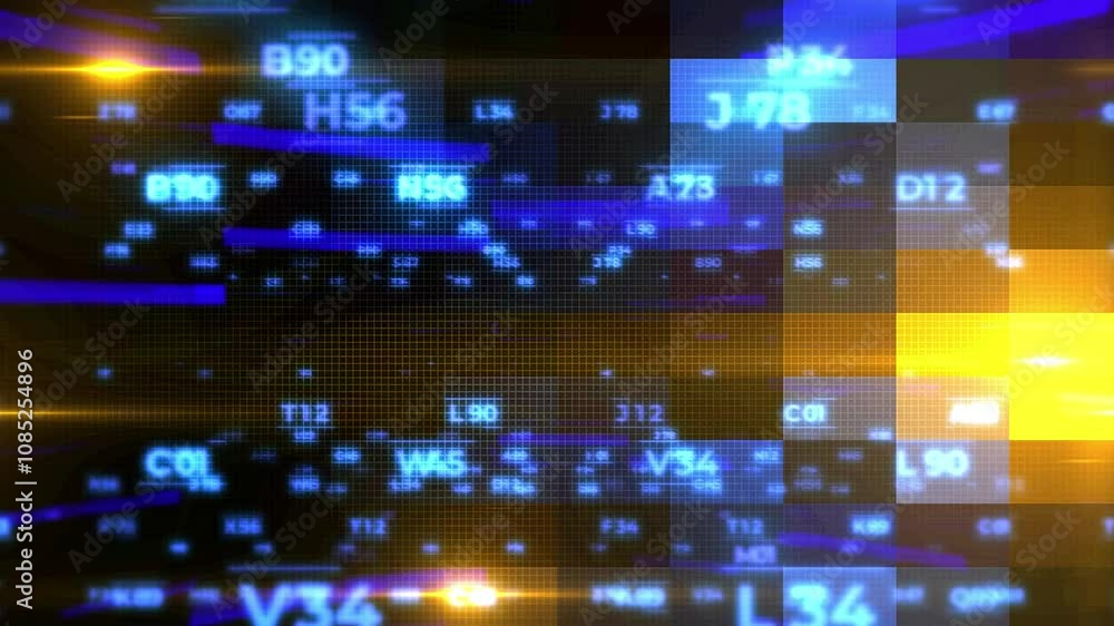 Animated high-tech background. Abstract background Animated high-tech background. Abstract background