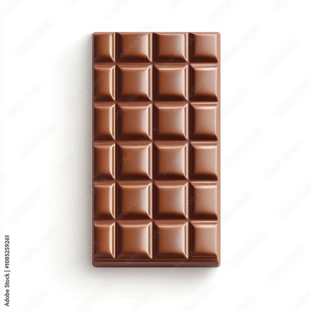 realistic chocolate bar with rich texture and segmented design, perfect for indulgence and dessert. This captures essence of sweet delight realistic chocolate bar with rich texture and segmented design, perfect for indulgence and dessert. This captures essence of sweet delight