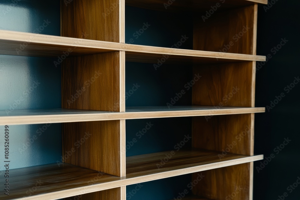 Contemporary wooden shelves Contemporary wooden shelves