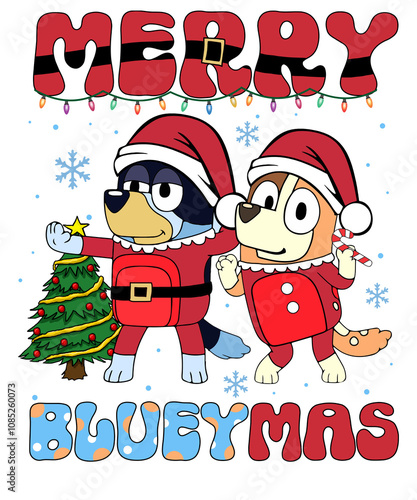 Merry Blueymas Merry Christmas