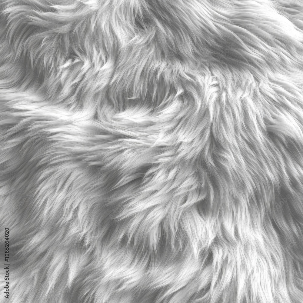 Soft White Faux Fur Texture Overview Soft White Faux Fur Texture Overview