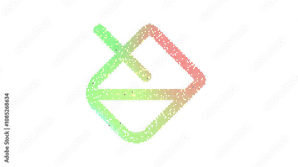 Icon fill is made up of LED square shapes. There are bright diodes and there are black dead diodes Icon fill is made up of LED square shapes. There are bright diodes and there are black dead diodes