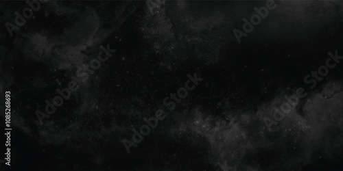 Ethereal and shadowy universe with drifting nebula formations and faint starlight spread across a cosmic night sky
