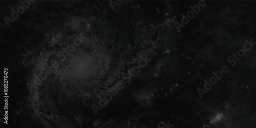 Majestic astronomical composition showcasing a vast and mysterious nebula cloud against a deep, star-studded cosmic background
