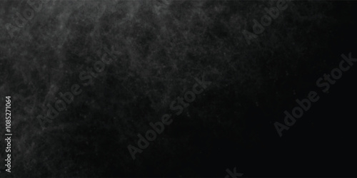 Mystical cosmic scene with ethereal shades of gray and black featuring wisps of stellar dust floating in the vast emptiness of space
