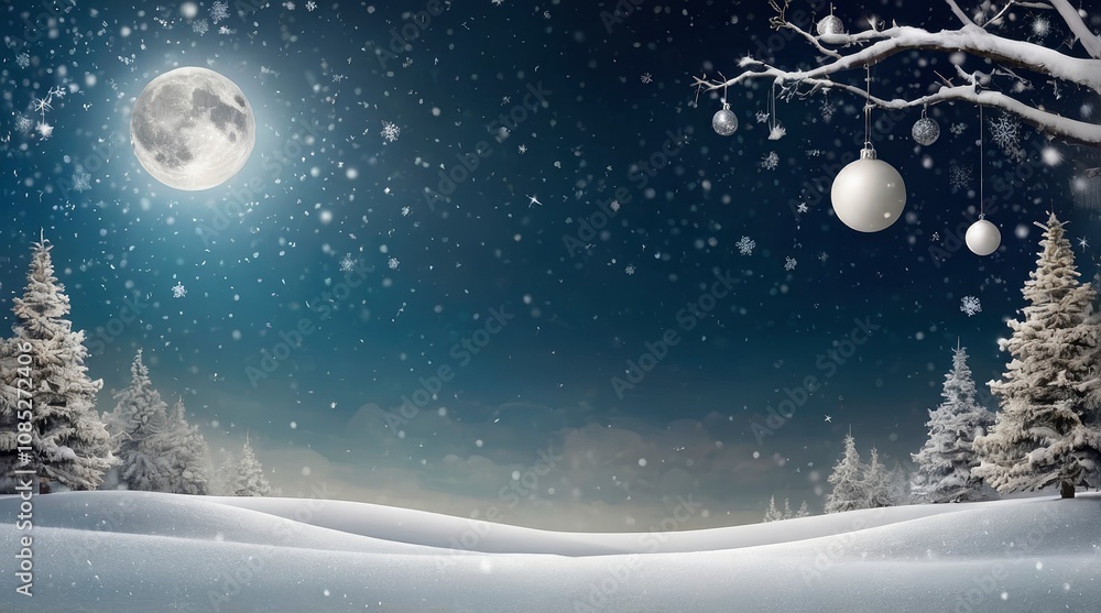 Digitally generated background image with lots of copy space, perfectly usable for all kinds of topics related to Christmas and winter holidays - generative ai Digitally generated background image with lots of copy space, perfectly usable for all kinds of topics related to Christmas and winter holidays - generative ai