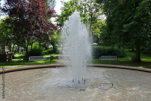 Springbrunnen im Kurpark von Bad Camberg photo