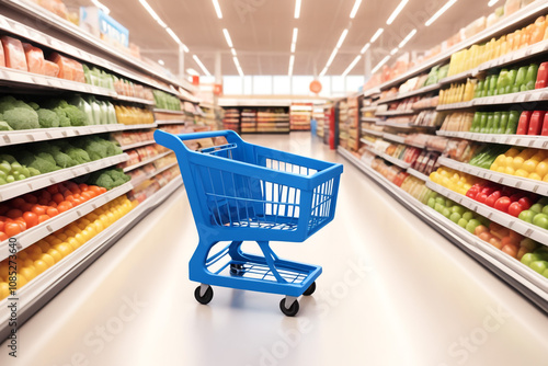 Wallpaper Mural Map 3d and supermarket trolley with shopping background icon location 3d map shopping Torontodigital.ca