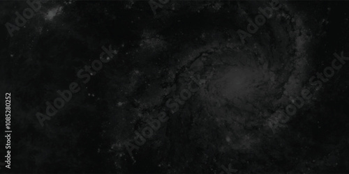 Dark and abstract astral background filled with interstellar clouds illuminated subtly in an expansive cosmic environment
