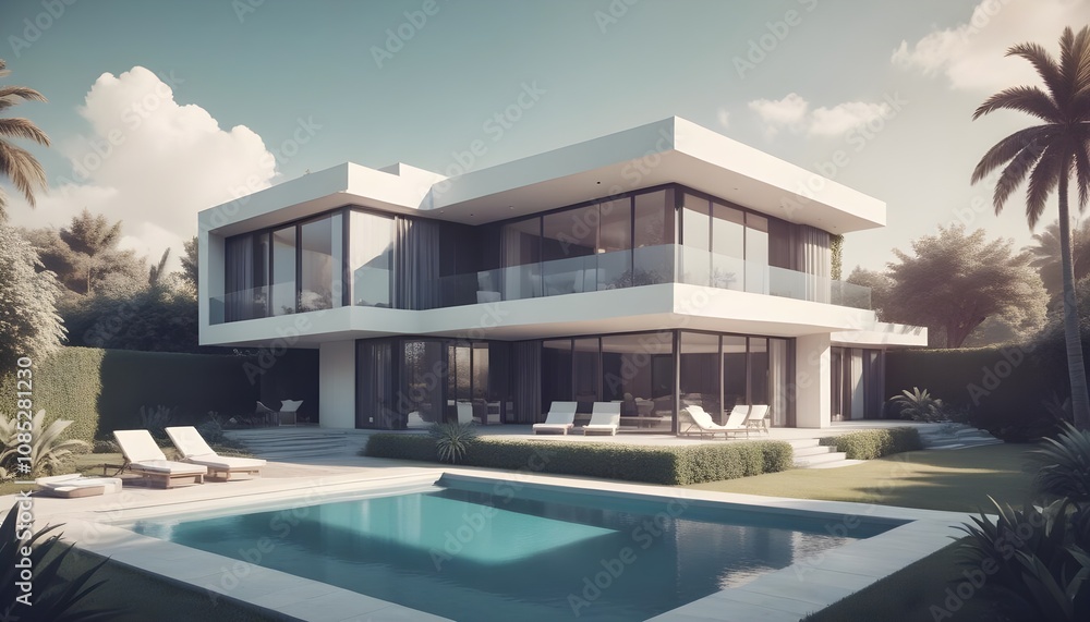 House 3d rendering design House 3d rendering design
