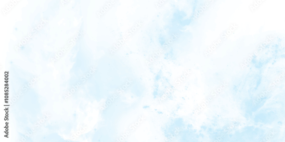 Fototapeta premium Peaceful Abstract Swirl in Light Blue with Soft Mist and Gradients