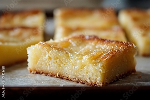 Deliciously Moist Lemon Bars with a Golden Crust