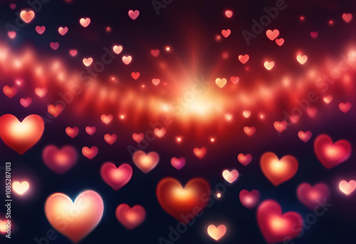 heart on a dark background