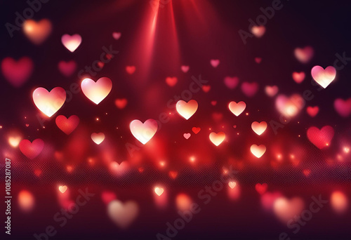 heart on a dark background