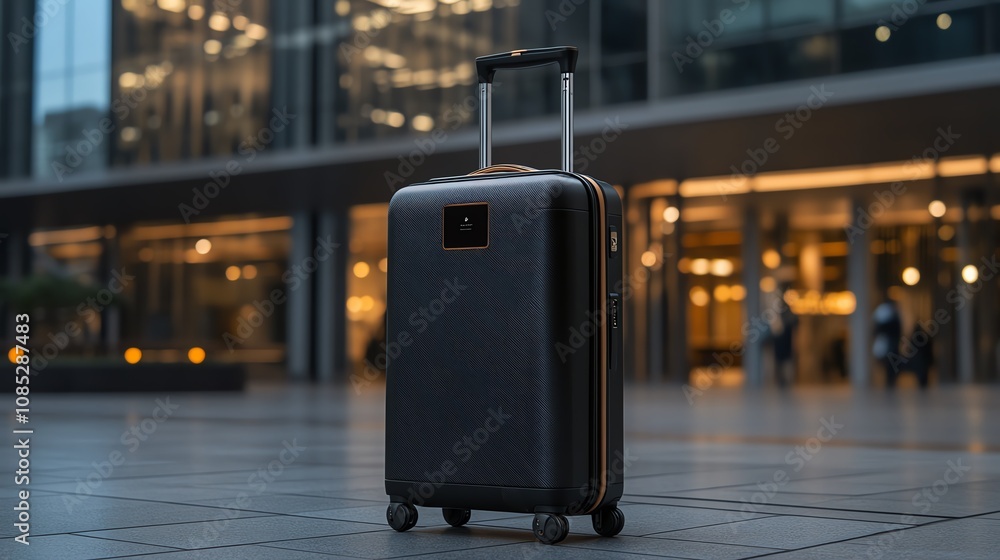 Rolling suitcase with a builtin touchscreen for itinerary tracking