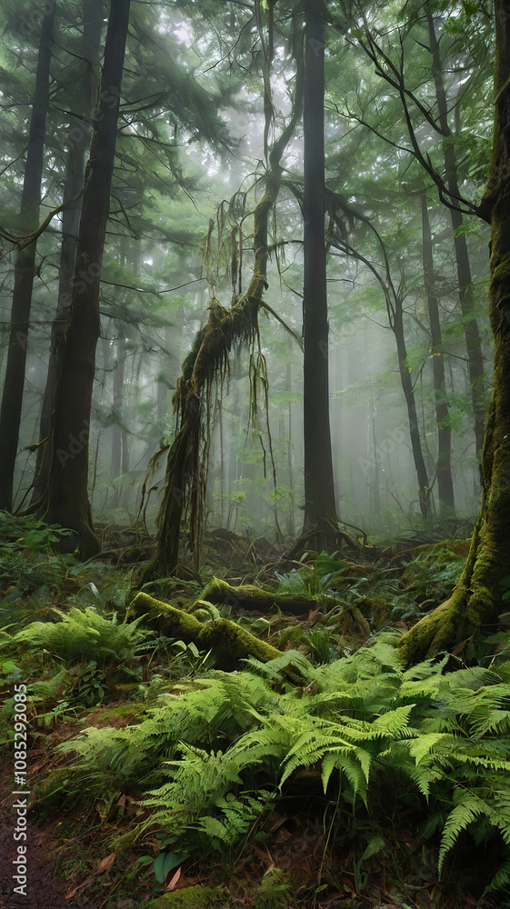 morning in the forest morning in the forest