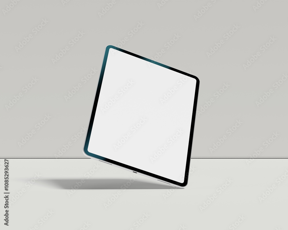 Blank display screen tablet mockup Blank display screen tablet mockup