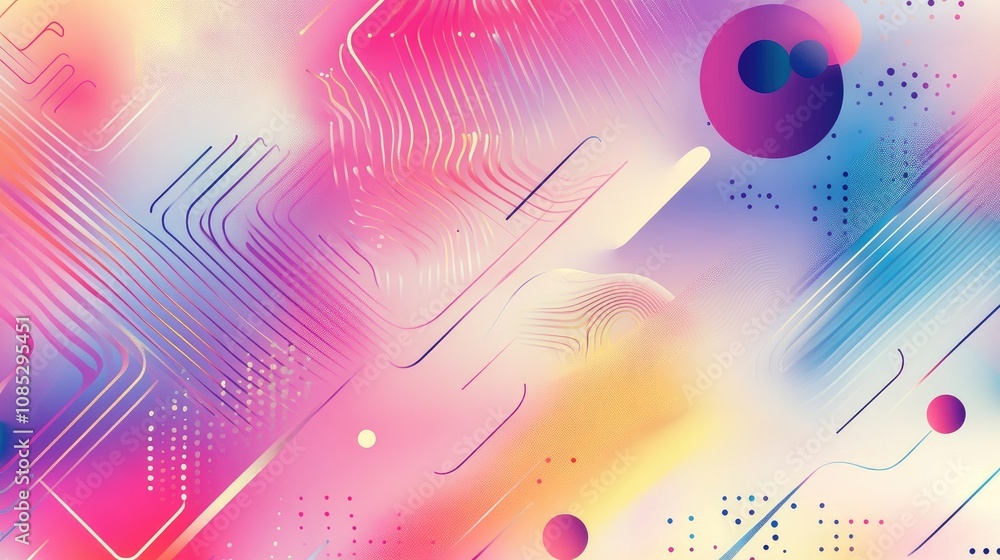 Abstract Geometric Gradient Pattern Design Abstract Geometric Gradient Pattern Design