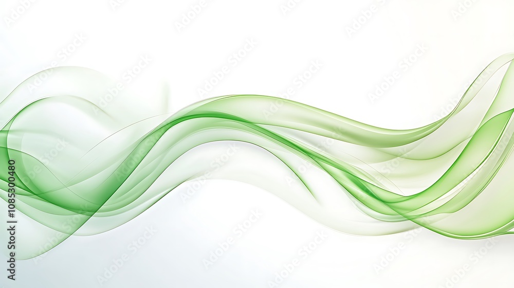 Abstract green wave background design with copy space. Abstract green wave background design with copy space.