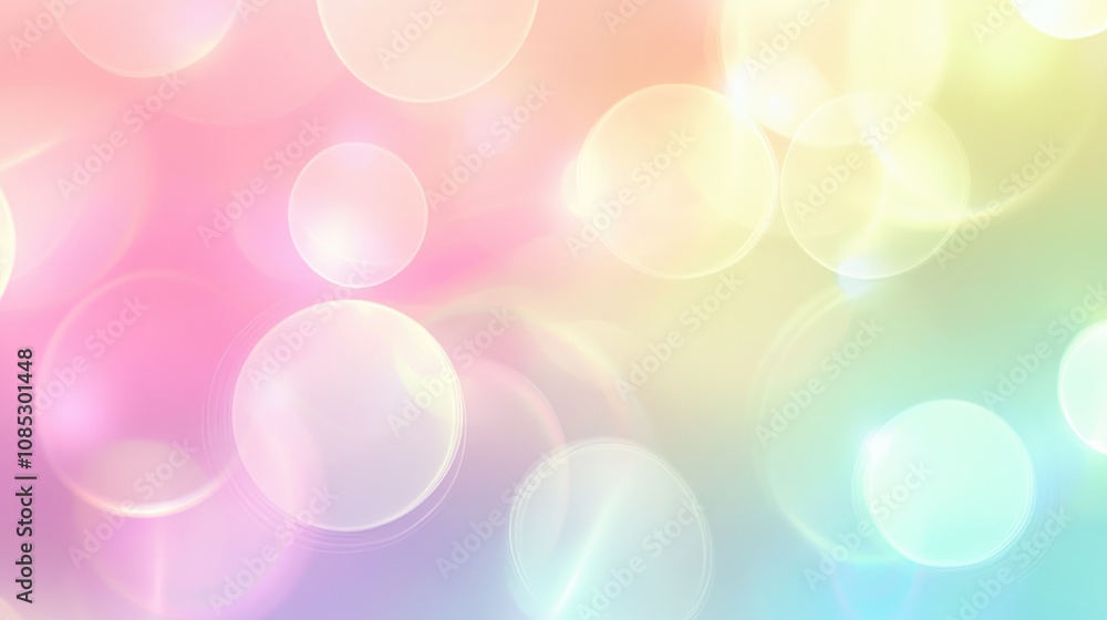 Soft Fluid Gradient Background with Overlapping Circles Soft Fluid Gradient Background with Overlapping Circles