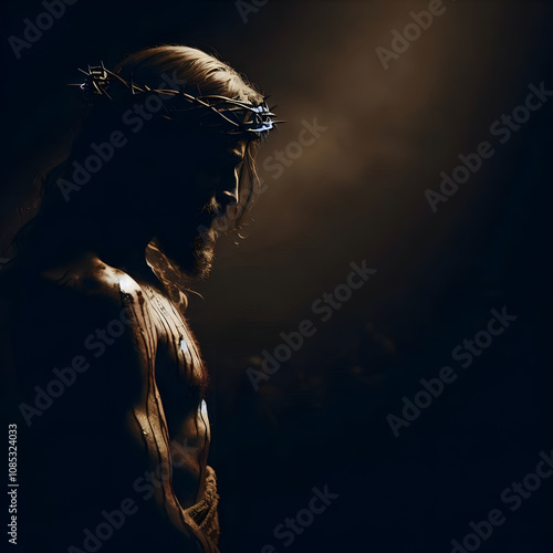 Portrait of Crucified Jesus