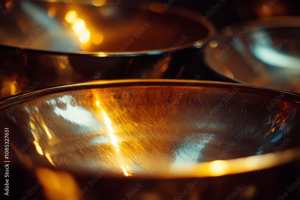 Brimming bowls with a copper glow stand out, reflecting light and warmth in an elegant, metallic dance. Brimming bowls with a copper glow stand out, reflecting light and warmth in an elegant, metallic dance.