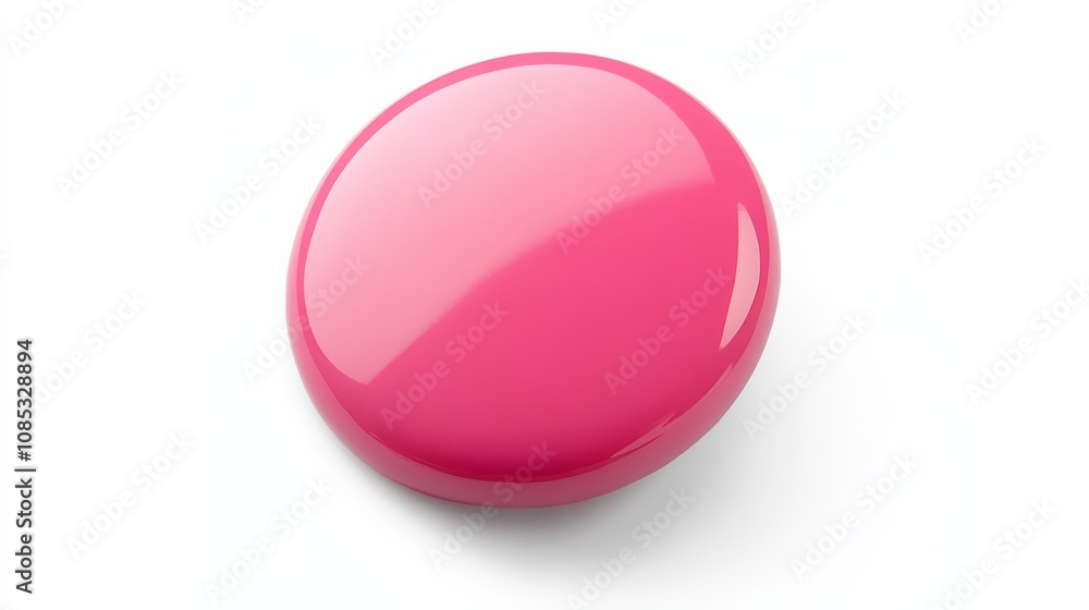 Pink Button Mockup Pink Button Mockup