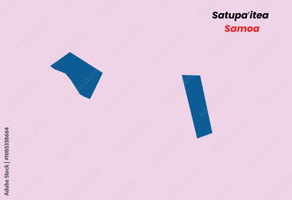Map of Satupaʻitea, Map of Satupaʻitea with fill colour, Map of Samoa state Satupaʻitea, Vector Illustration, Samoa.
Map of Satupaʻitea, Map of Satupaʻitea with fill colour, Map of Samoa state Satupaʻitea, Vector Illustration, Samoa.