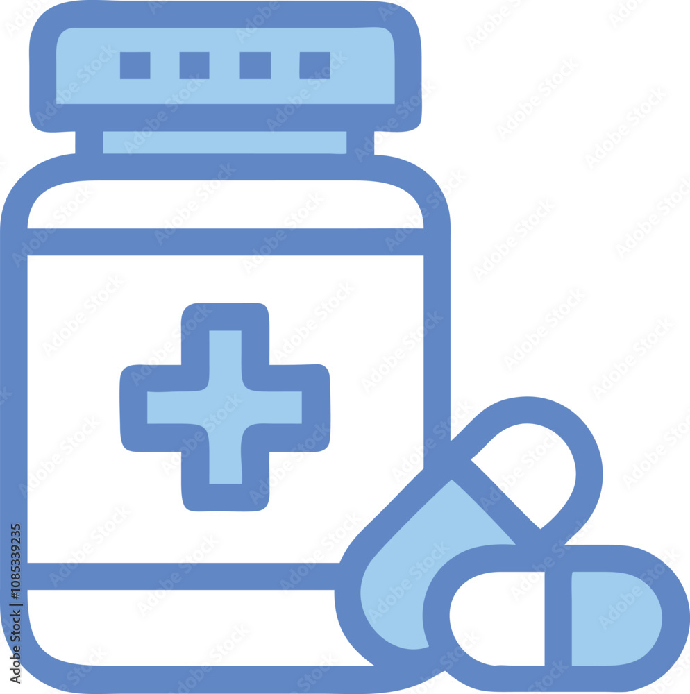 Obraz premium Medicine icon vector illustration