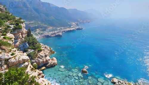 Mediterranean Coastline Near Algiers