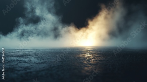 Mysterious Foggy Landscape