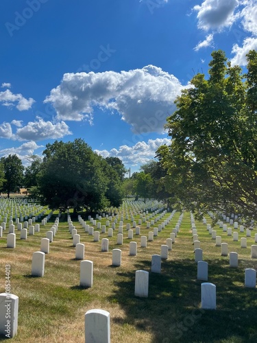 Obraz na płótnie american war cemetery
