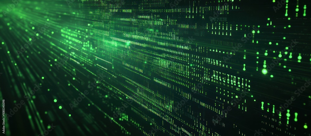 Abstract Digital Data Flow Visualization Abstract Digital Data Flow Visualization