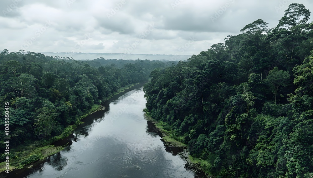 A Beautiful View of the Sangha River A Beautiful View of the Sangha River