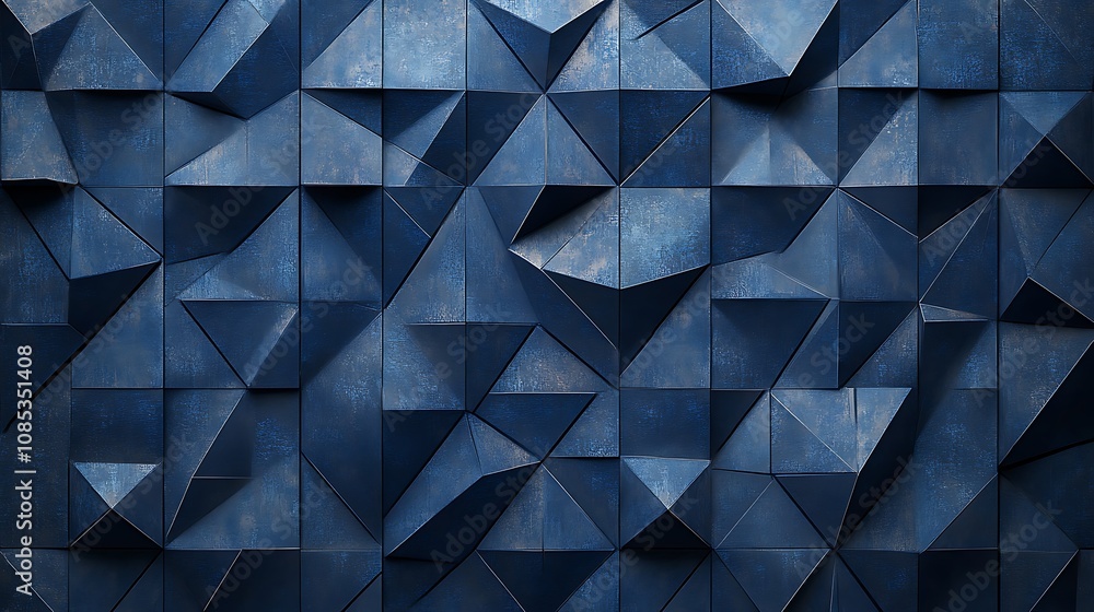 Obraz premium Dark gray background with an abstract geometric pattern