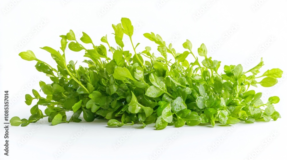 Obraz premium Lush Green Plant with Fresh Leaves: A Close-Up of Vibrant Foliage