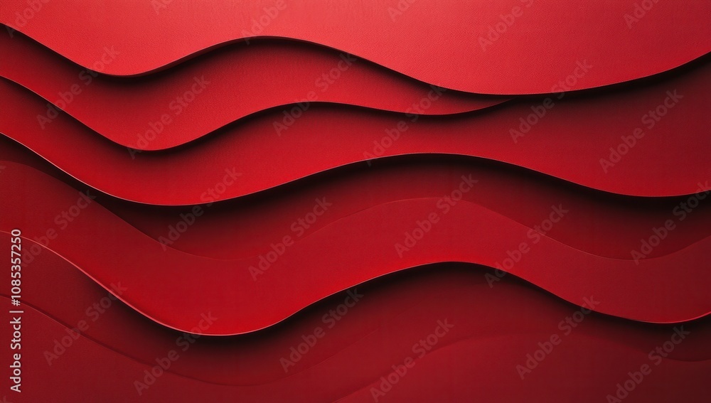Red paper-like texture background, a smooth and shiny red gradient Red paper-like texture background, a smooth and shiny red gradient