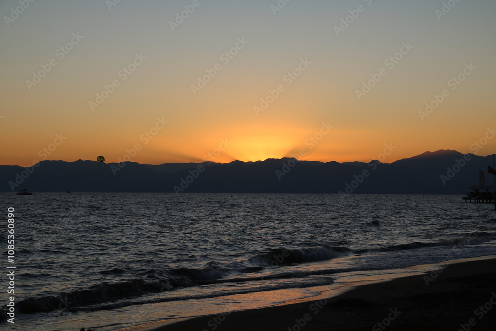 Sunset on the beach Sunset on the beach