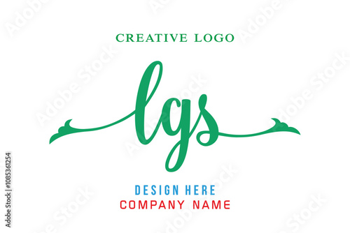 LGS  lettering logo is simple, easy to understand and authoritative photo