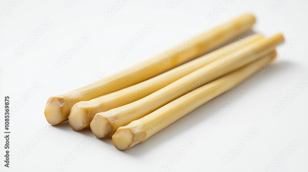 Close-up of Fresh Bamboo Shoots: A Culinary Delight Close-up of Fresh Bamboo Shoots: A Culinary Delight