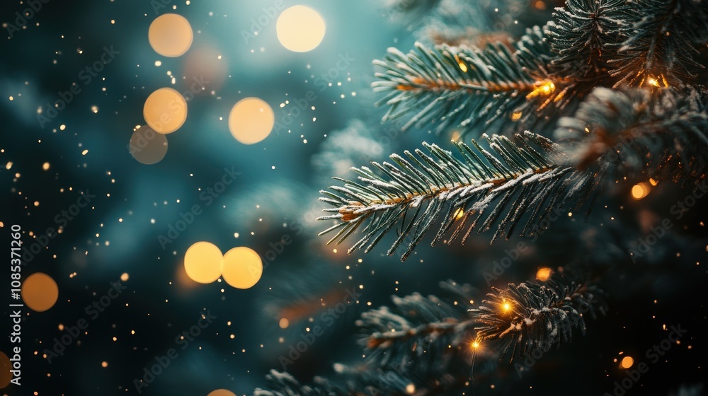 christmas background with christmas tree. christmas banner christmas background with christmas tree. christmas banner