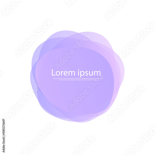 Purple shape, Purple bubble