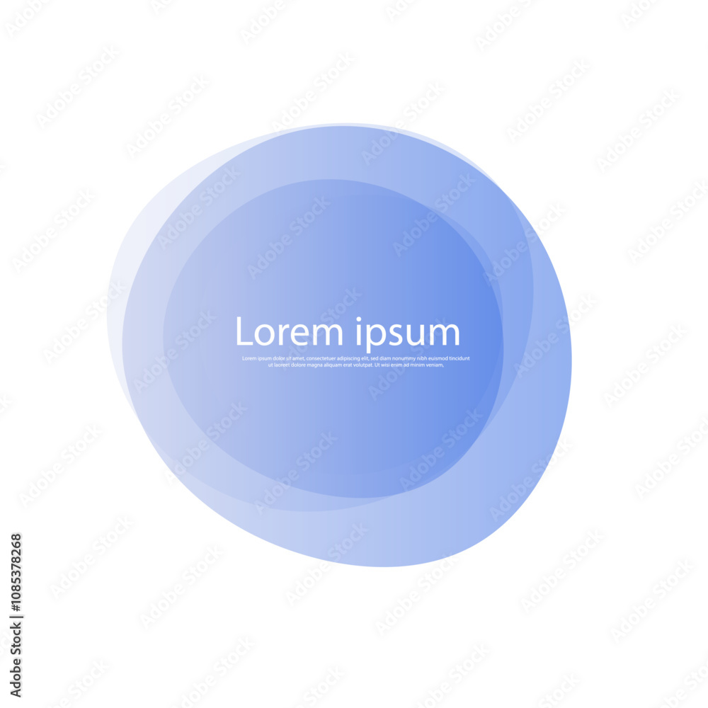 Abstract liquid shape modern banner template, Set liquid shape, Circle shape, Blue Circle shape Abstract liquid shape modern banner template, Set liquid shape, Circle shape, Blue Circle shape