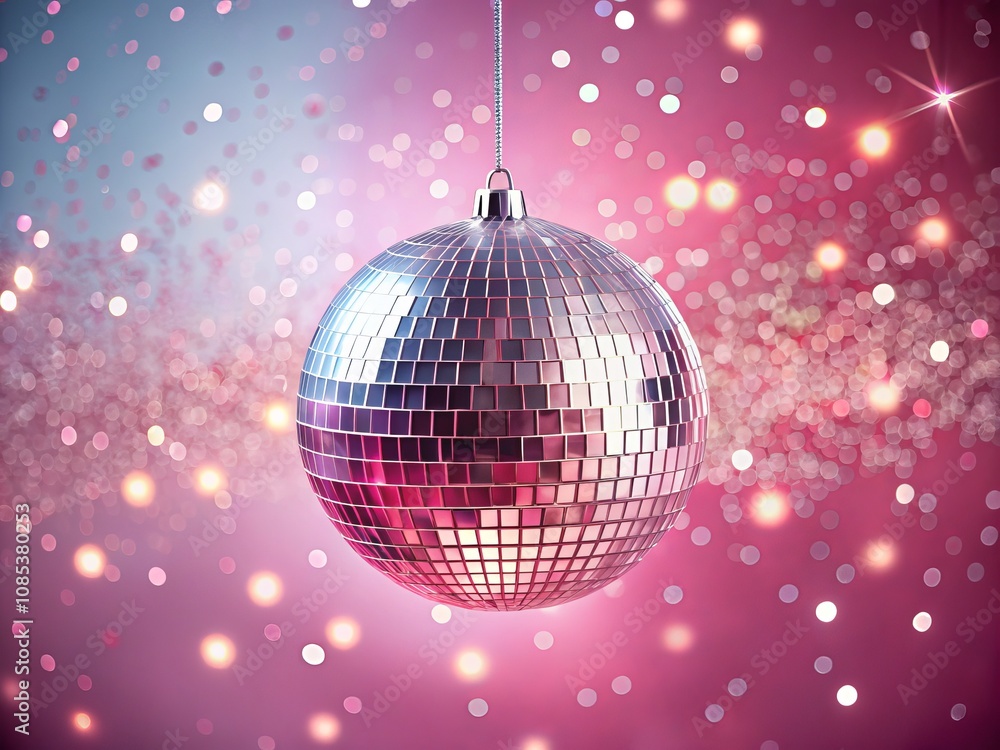 Vibrant Disco Ball Reflections on Pink Backdrop – A Glimpse into Retro Party Vibes Capturing the Essence of Fun and Celebration in a Chic Aesthetic Vibrant Disco Ball Reflections on Pink Backdrop – A Glimpse into Retro Party Vibes Capturing the Essence of Fun and Celebration in a Chic Aesthetic